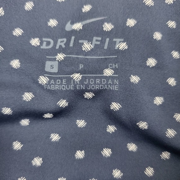 Nike Women's Small Blue Yoga Dots Twist Waist 7/8 Capri Leggings - Picture 7 of 10